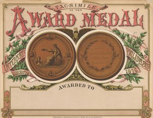 "Medaglia di premio", Album dell