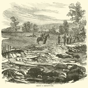 Dietro una barricata, settembre 1862 da American School