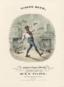 Tavola per la canzone popolare dei neri d
