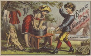 Sapone da bucato al carbolico di Buchan (cromolito) da American School