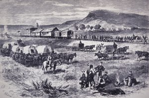 Costruzione della Northern Pacific Railroad, da 