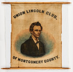 Striscione della campagna per Abraham Lincoln, Contea di Montgomery
