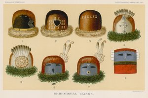 Maschere cerimoniali da American School