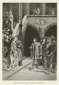 Carlo VIII incontra Anna di Bretagna da American School