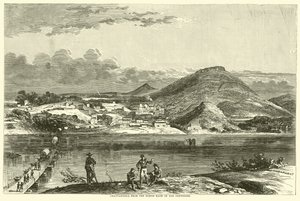 Chattanooga dalla riva nord del Tennessee, settembre 1863 da American School