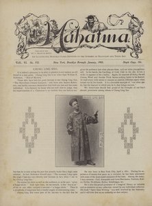 Chung Ling Soo, alias William E Robinson, Uomo del Mistero (litografia)