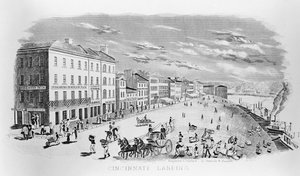 Sbarco a Cincinnati, 1841 da American School
