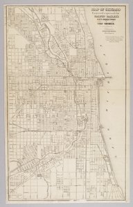 Mappa della città di Chicago da American School