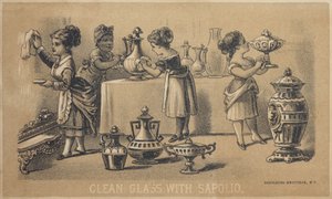 Pulire il vetro con Sapolio da American School