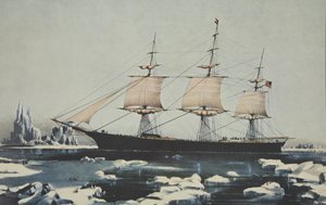 Clipper Ship, Red Jacket - Nel ghiaccio al largo di Capo Horn, durante il suo viaggio dall