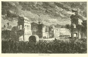Columbia in fiamme, febbraio 1865 da American School