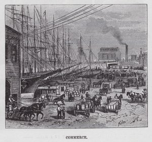 Commercio (incisione) da American School