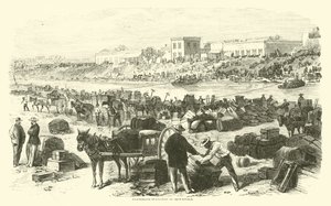 Evacuazione confederata di Brownsville, novembre 1863 da American School