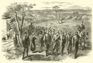 Prigionieri confederati condotti da Jonesborough ad Atlanta, settembre 1864
