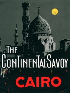 Hotel Continental Savoy al Cairo con moschea