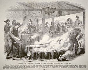 Cucinare nel campo - La cucina dei Dragoni di Fremont a Tipton, Missouri da American School