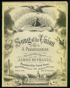 Copertina di Songs of the Union by a Pennsylvanian..., di John M. Crosland, 1860 da American School