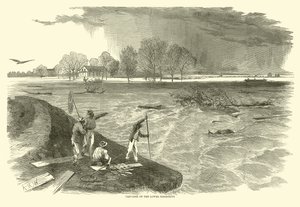 Crepaccio sul Basso Mississippi, 1862 da American School