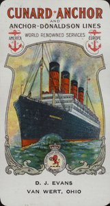 Nave Cunard - Aquitania da American School