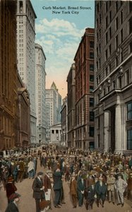 Mercato del Bordo, Broad Street, New York City da American School