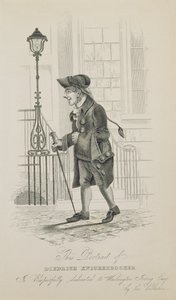 Diedrich Knickerbocker, dedicato a Washington Irving (1783-1859) da American School