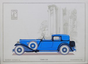 DuPont Motor Cars: Auto di città, 1921 da American School