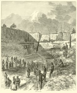 Canale di Dutch Gap, ottobre 1864 da American School
