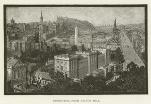 Edimburgo, da Calton Hill