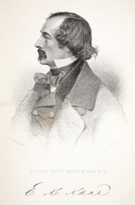 Elisha Kent Kane, illustrazione da The second Grinnell Expedition in Search of Sir John Franklin... da American School