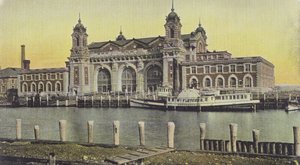 Ellis Island - Deposito di immigrazione, New York da American School