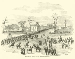 Entrata a Blackville, Carolina del Sud, gennaio 1865 da American School