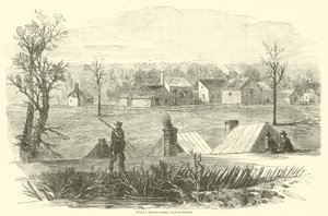 Quartier generale di Ewell, vicino a Richmond, marzo 1865 da American School