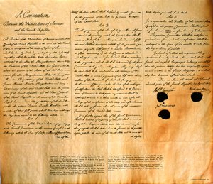 Facsimile della Convenzione per l