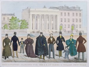 Moda autunno e inverno per il 1835 e 1836 di James Wilson, New York