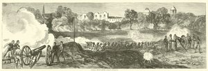 Truppe federali davanti a Jackson, Mississippi, luglio 1863 da American School