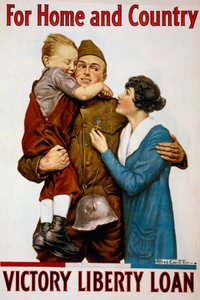 Per casa e patria, poster del prestito di libertà da American School