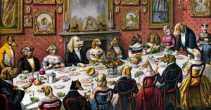 Cena formale per cani