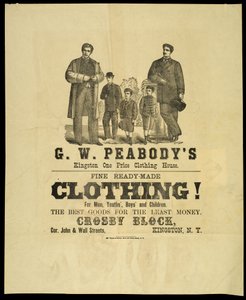 G.W. Peabodys Kingston One Price Clothing House da American School