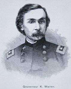 Generale Gouverneur Kemble Warren (1830-82) da American School