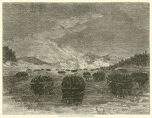 La brigata del generale Hazen discende il Tennessee, ottobre 1863 da American School