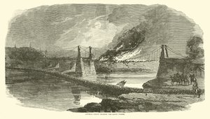 Il generale Logan attraversa il Bayou Pierre, maggio 1863 da American School