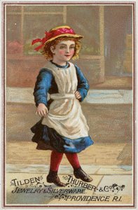 Ragazza che salta giocando da American School