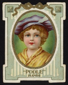 Ragazza con cappello con piuma