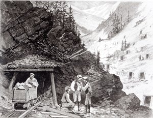 Estrazione di oro e argento, Colorado - Una montagna a nido d
