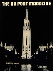 Esposizione Internazionale di Golden Gate, copertina della rivista DuPont, aprile 1939