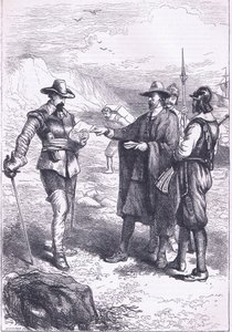 Sbarco di Gorton (1646), illustrazione da Cassell