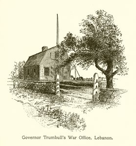 Ufficio di Guerra del Governatore Trumbull, Lebanon, Connecticut da American School