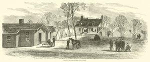 Quartier generale di Grant, City Point, gennaio 1865 da American School