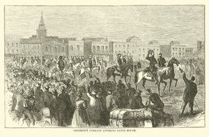 Il comando di Grierson entra a Baton Rouge, aprile 1863 da American School