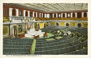 Sala dei Rappresentanti, Washington DC, USA da American School